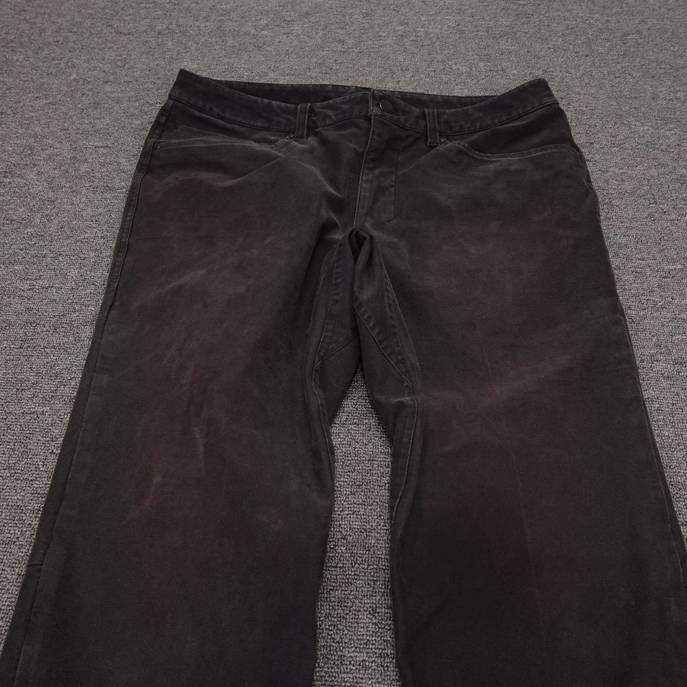 Lululemon Pants Mens 34x33 Black ABC Utilitech Slim Fit Stretch 5 Pocket Chino